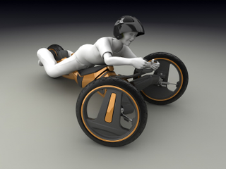 Illustration for article titled Rebirth of the Big Wheel: Matias Conti's Transformable Spin Vehicle